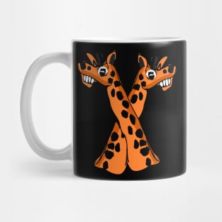 Graceful Encounter - Two Giraffes Mug